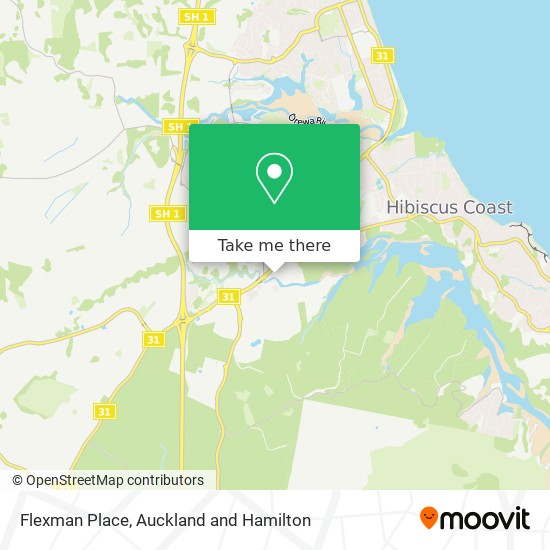 Flexman Place map