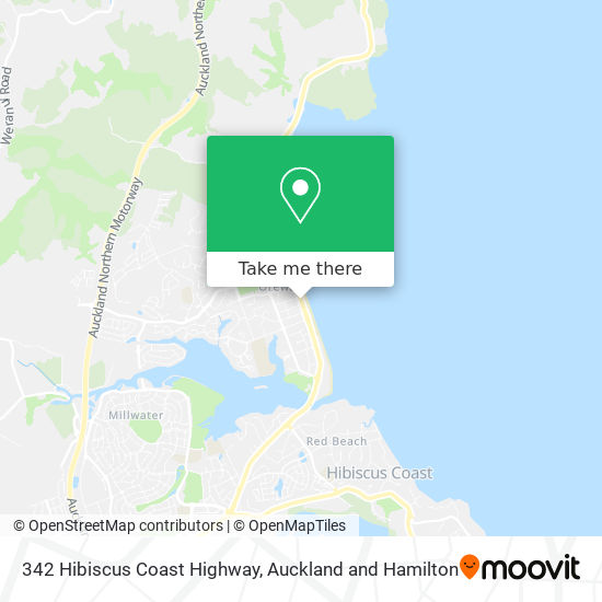 342 Hibiscus Coast Highway map