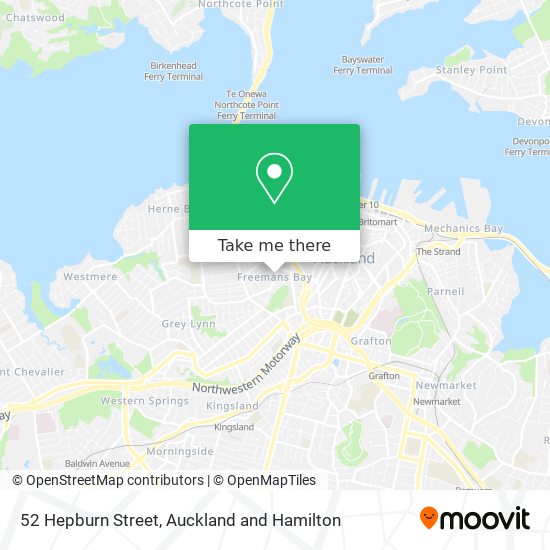52 Hepburn Street map