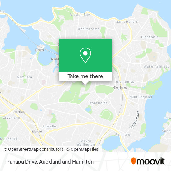 Panapa Drive map
