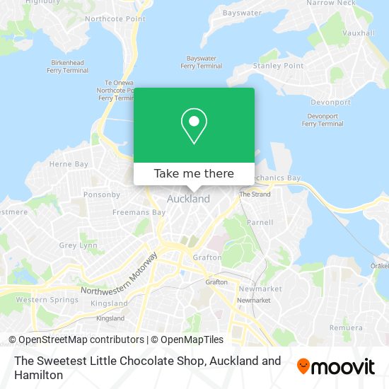 The Sweetest Little Chocolate Shop map
