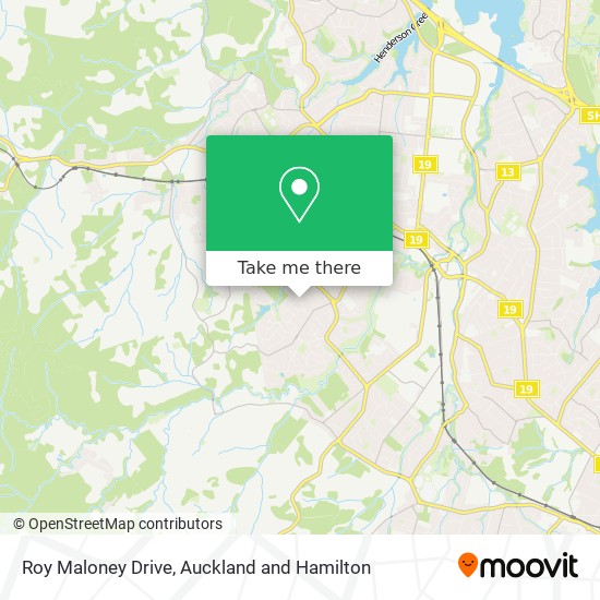Roy Maloney Drive map