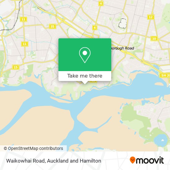 Waikowhai Road map