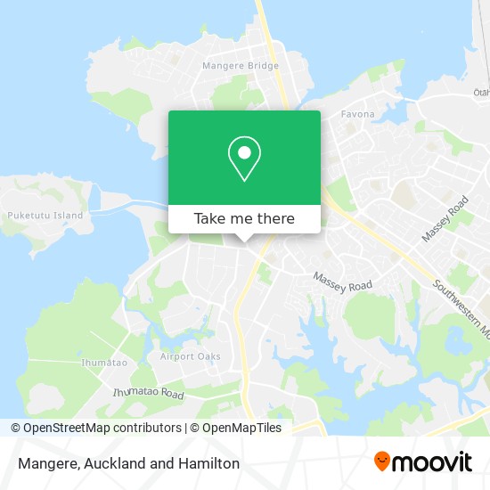 Mangere map