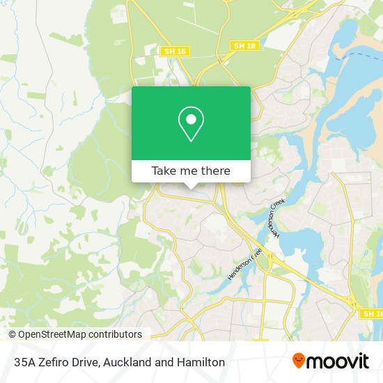 35A Zefiro Drive map