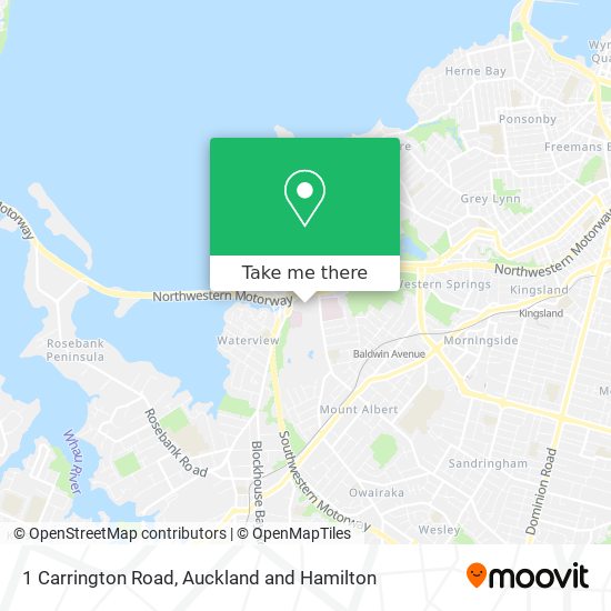 1 Carrington Road map