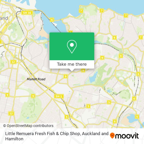 Little Remuera Fresh Fish & Chip Shop地图