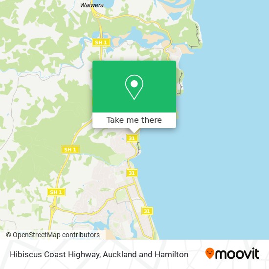 Hibiscus Coast Highway地图