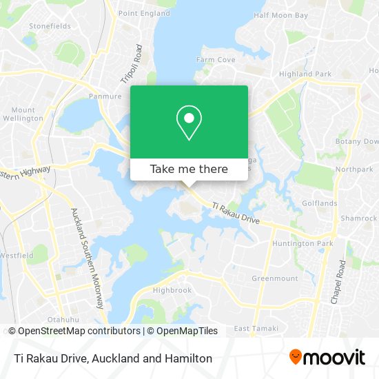 Ti Rakau Drive map