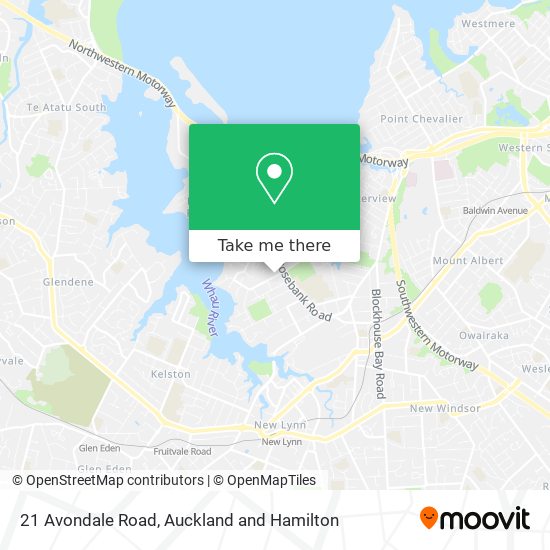 21 Avondale Road map