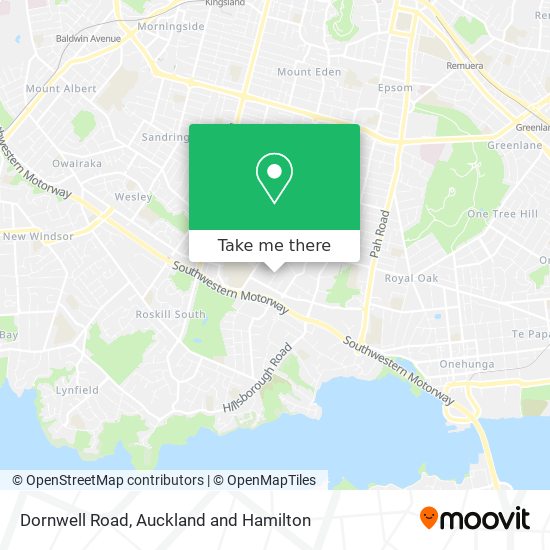 Dornwell Road map