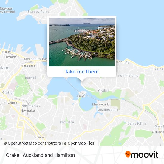 Orakei map