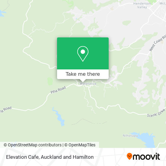 Elevation Cafe map