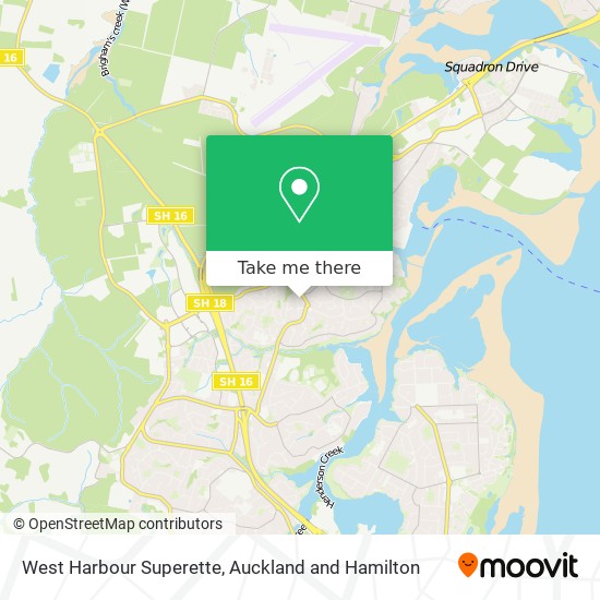 West Harbour Superette map