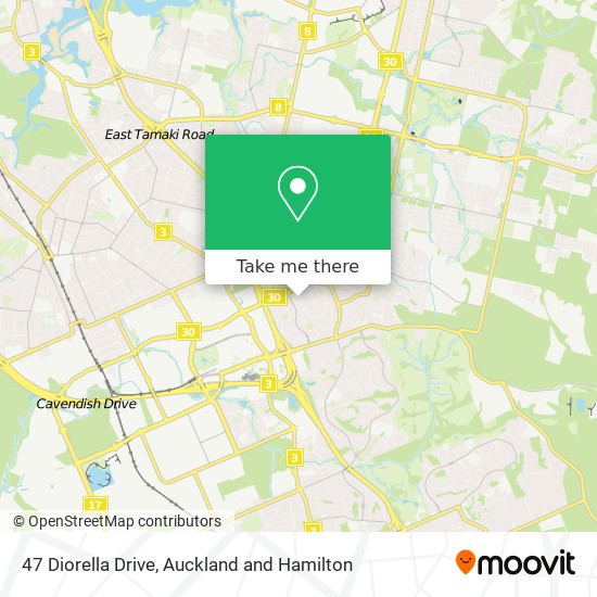47 Diorella Drive map
