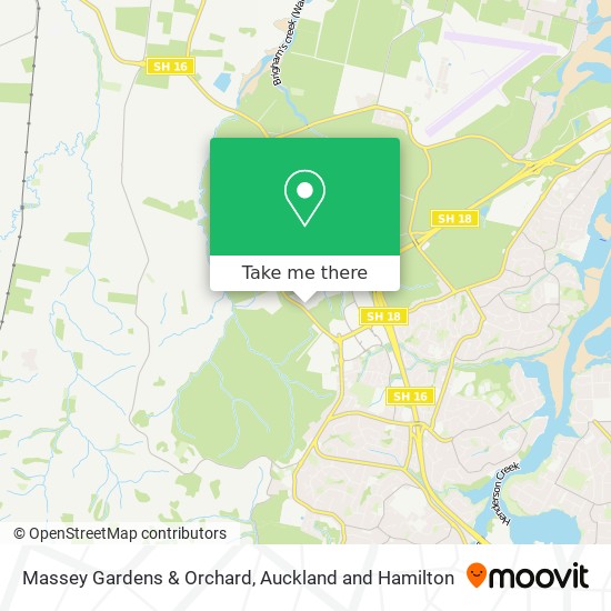 Massey Gardens & Orchard地图