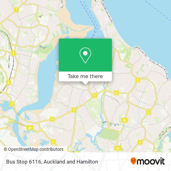 Bus Stop 6116 map