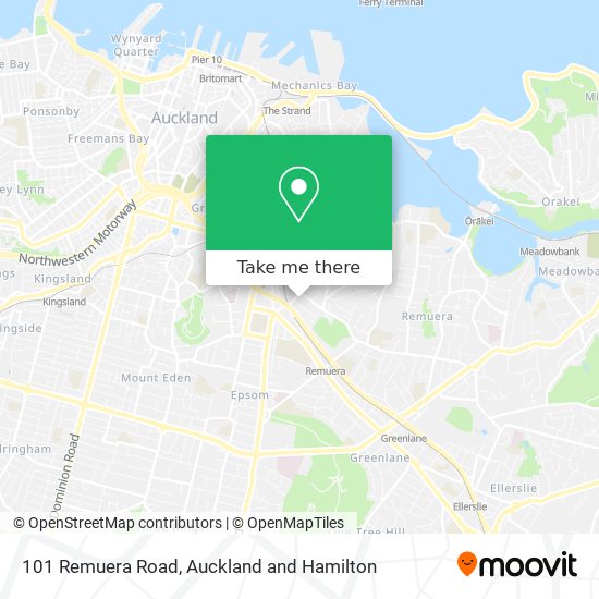 101 Remuera Road map