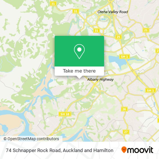 74 Schnapper Rock Road map