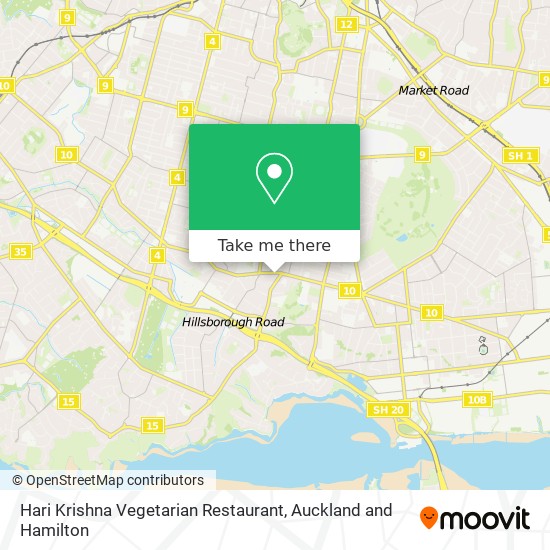 Hari Krishna Vegetarian Restaurant地图