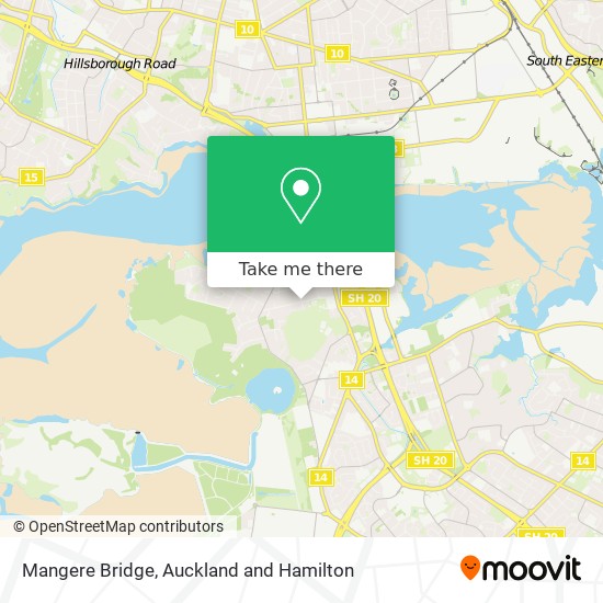 Mangere Bridge map