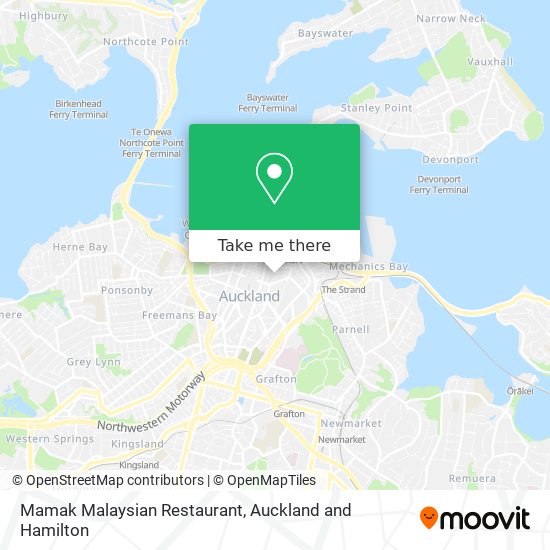 Mamak Malaysian Restaurant map