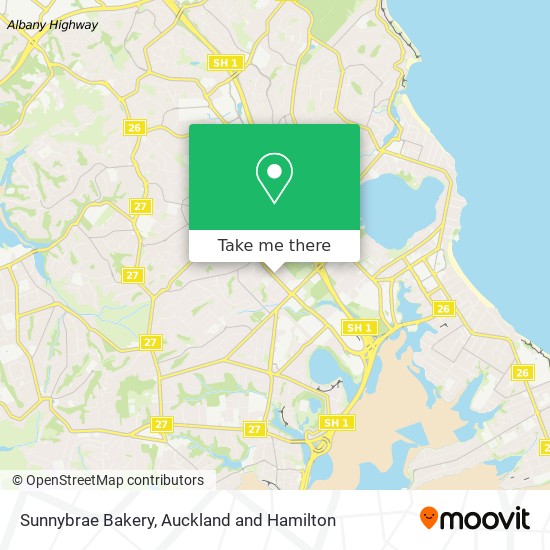Sunnybrae Bakery map