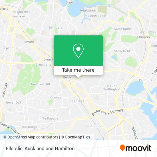 Ellerslie map