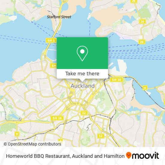 Homeworld BBQ Restaurant map