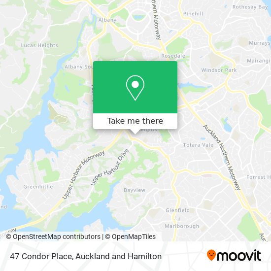 47 Condor Place map
