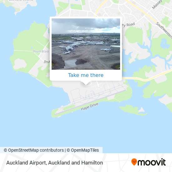 Auckland Airport map