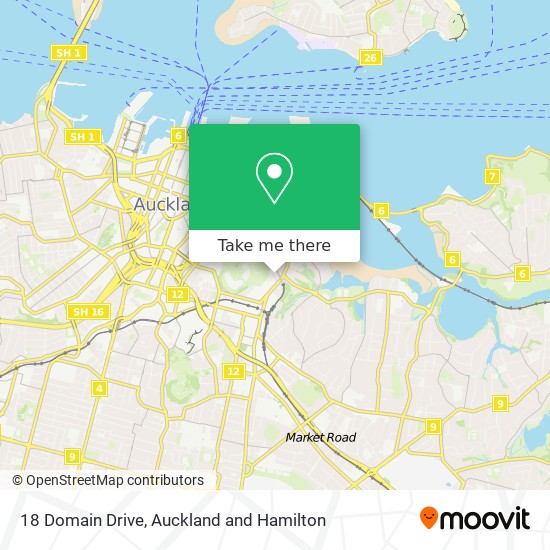 18 Domain Drive map