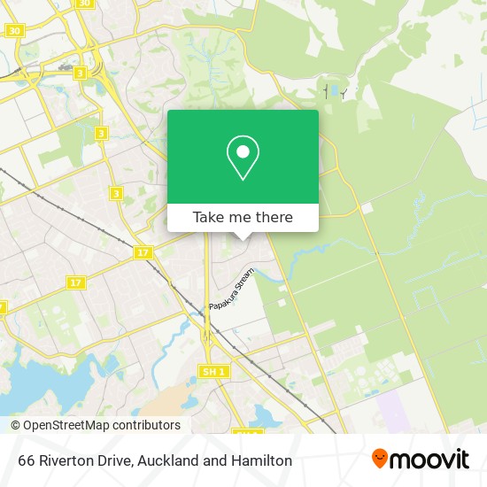 66 Riverton Drive map