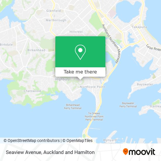 Seaview Avenue map