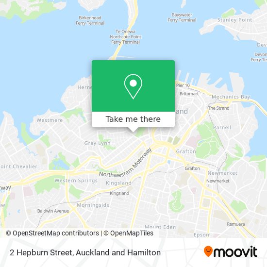 2 Hepburn Street map