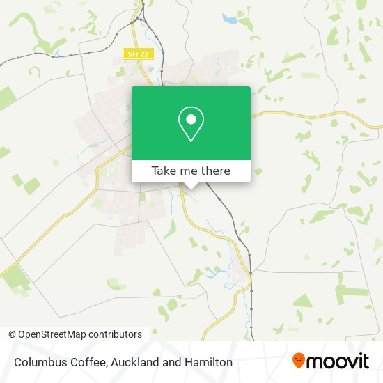 Columbus Coffee map