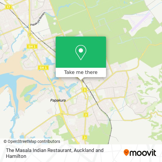 The Masala Indian Restaurant map