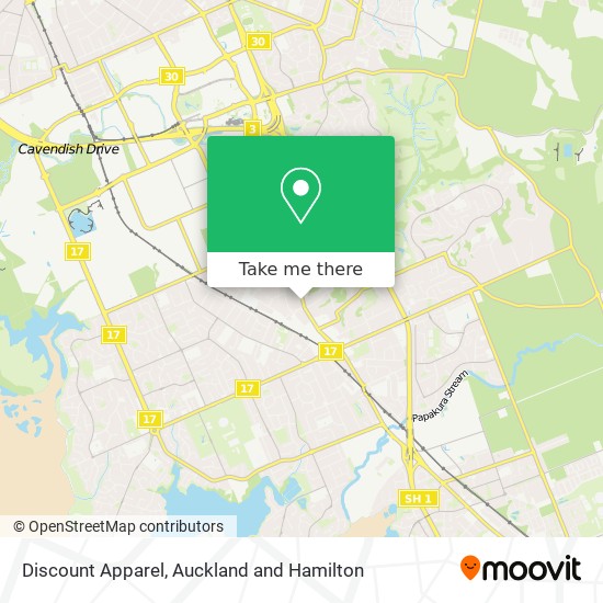 Discount Apparel map