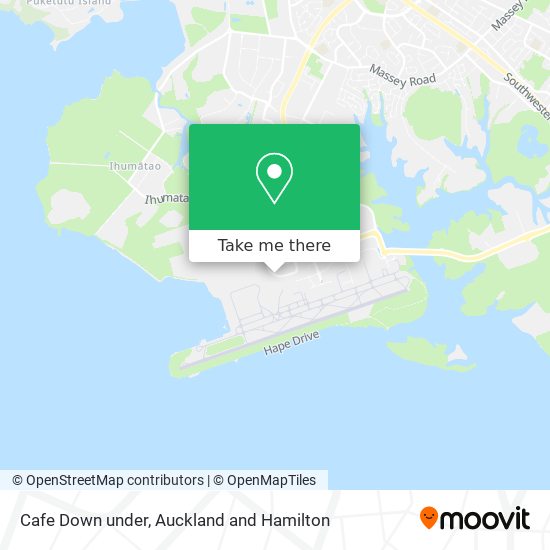 Cafe Down under map