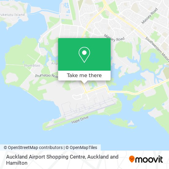 Auckland Airport Shopping Centre map