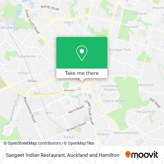 Sangeet Indian Restaurant map