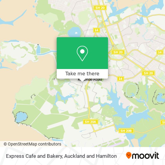 Express Cafe and Bakery map