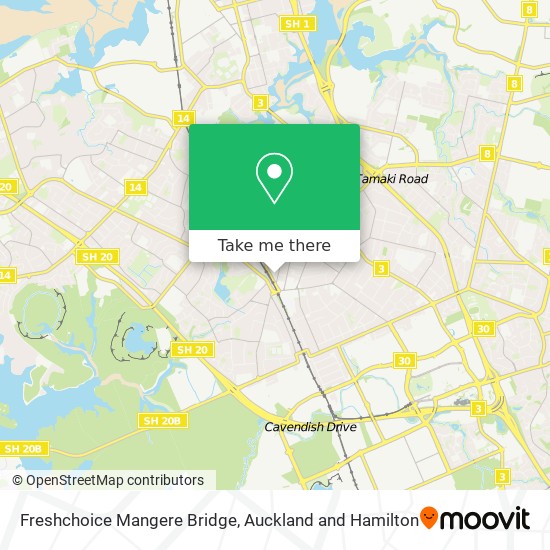Freshchoice Mangere Bridge地图