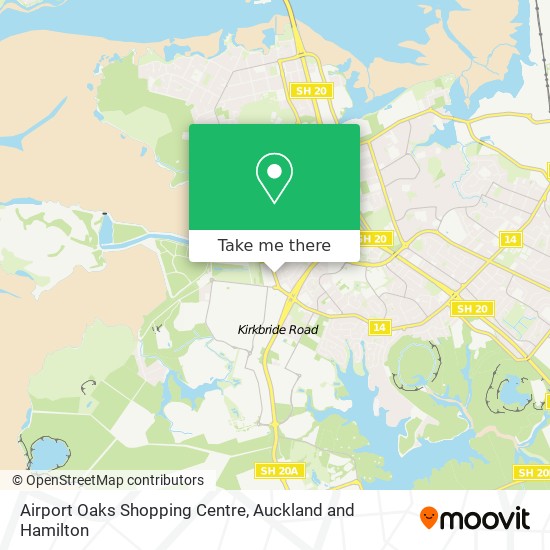 Airport Oaks Shopping Centre map