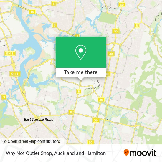 Why Not Outlet Shop map