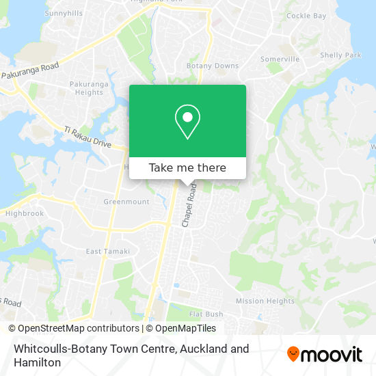Whitcoulls-Botany Town Centre map