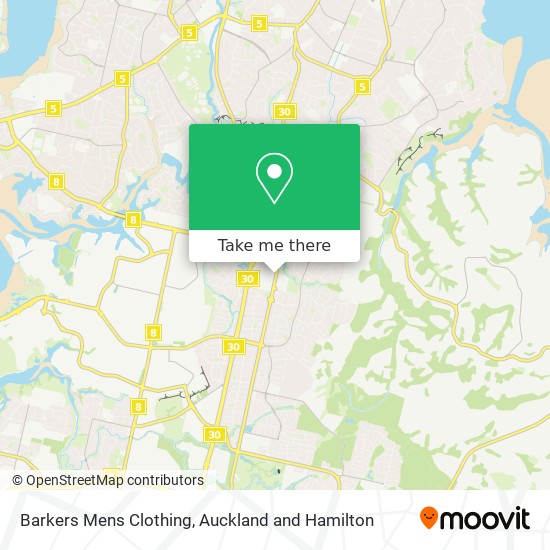 Barkers Mens Clothing map