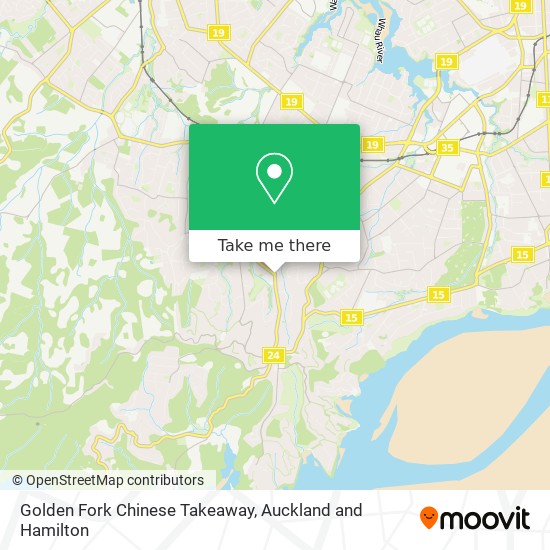 Golden Fork Chinese Takeaway map