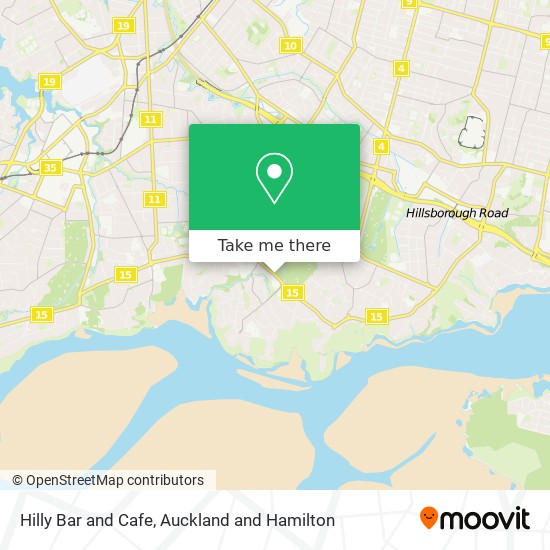 Hilly Bar and Cafe map