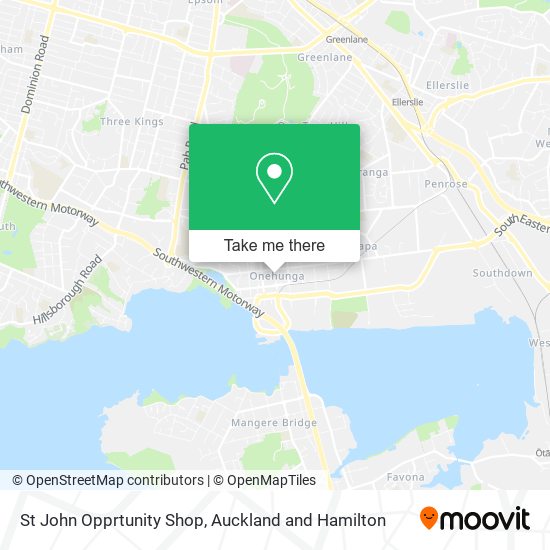 St John Opprtunity Shop map